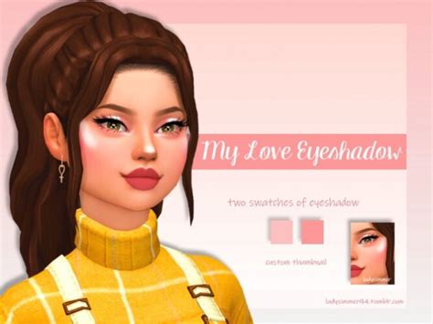 My Love Eyeshadow By Ladysimmer94 At Tsr Sims 4 Updates