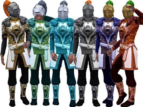 The Sims Resource Armor Gold Recolor Get Famous