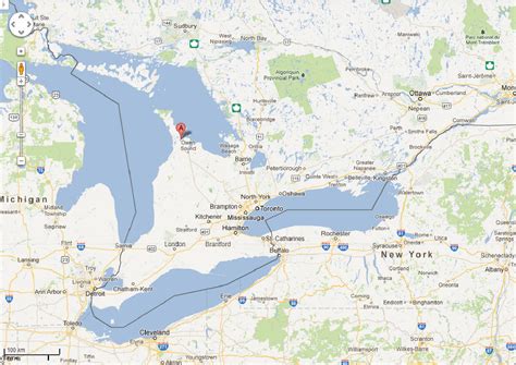 Zooming In Somewhat This Second Map Focuses On Southwestern Ontario