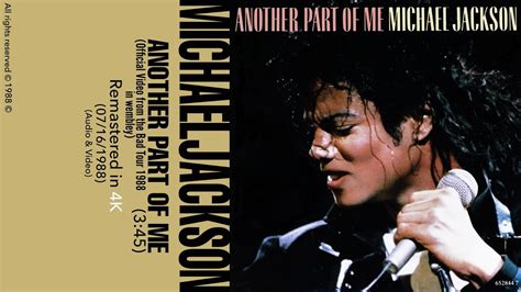 Michael Jackson Another Part Of Me K Remastered Youtube
