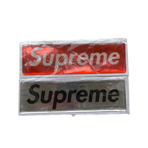 Supreme Plastic Box Logo Stickers