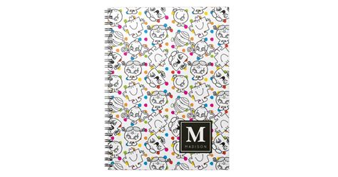 Mr Men And Little Miss Rainbow Polka Dots Pattern Notebook