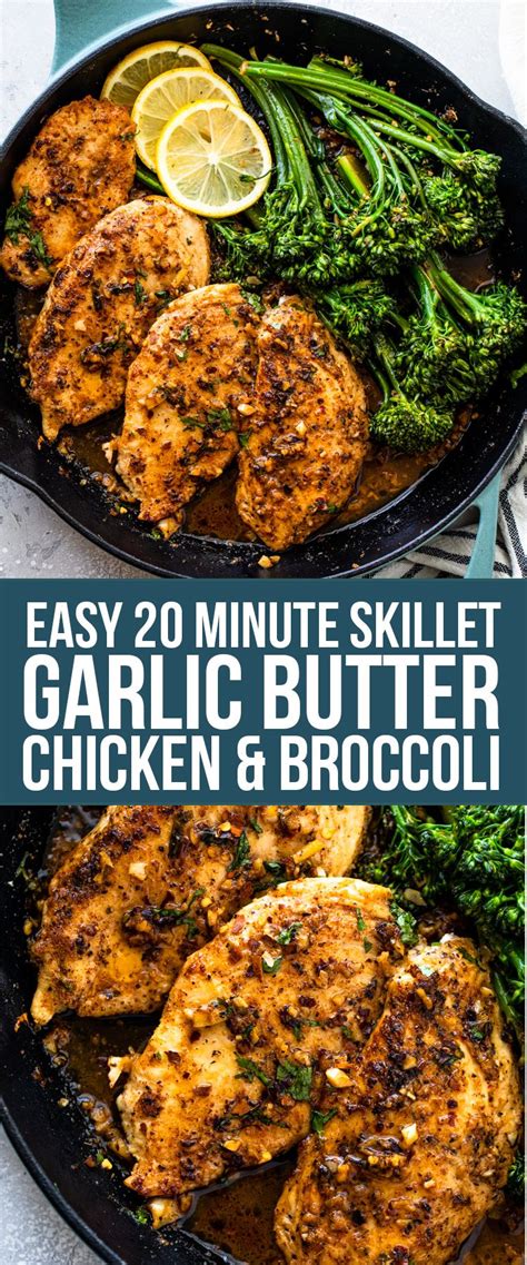 For those nights when you just need dinner on the table…like that. Chicken and broccoli cooked in a garlic butter sauce all in one pan in just 20 Minutes! This ...