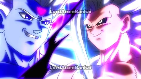 Super Saiyan Infinity Goku Vs True Form Daishinkan Youtube