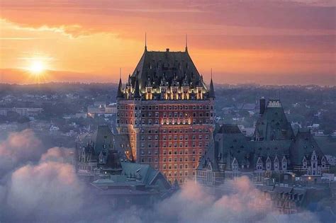 Chateau Frontenac In Quebec Is The Worlds Most Photographed Hotel