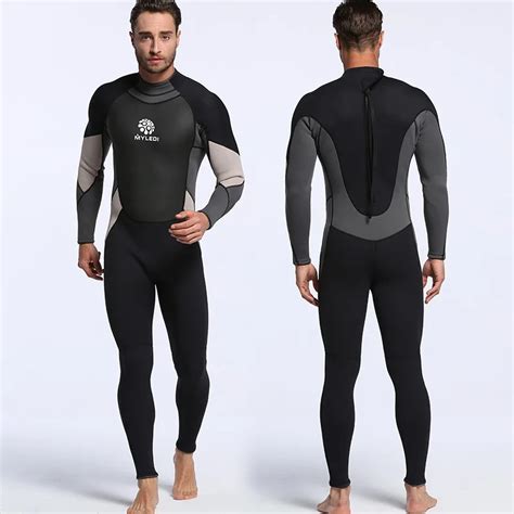 2017 New 3mm Neoprene Full Body Wetsuit Swimming And Diving Suit For Men Waterproof Warm Surfing