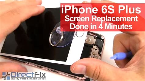How To Iphone 6s Plus Screen Replacement Done In 4 Minutes Screen