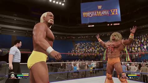 Wwe 2k 15 Pc Gameplay Hulk Hogan Vs Ultimate Warrior Hd Show Case