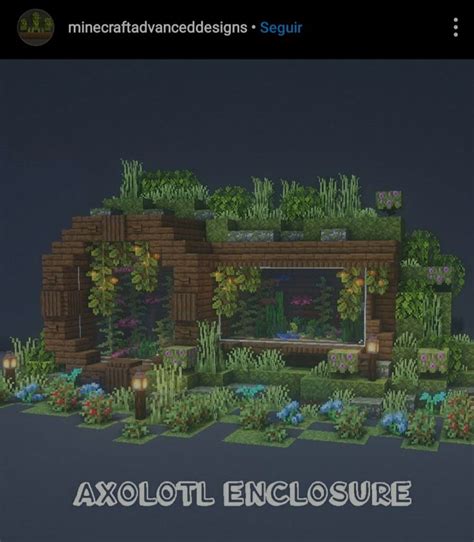 Axolotl Enclosure Minecraft Houses Minecraft Architecture Minecraft