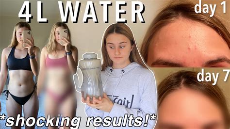 I Drank 4L Of WATER Every Day For A WEEK This Is What Happened