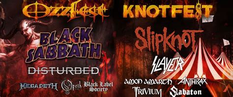 Daily Lineups And Set Times Revealed For Ozzfest Meets Knotfest