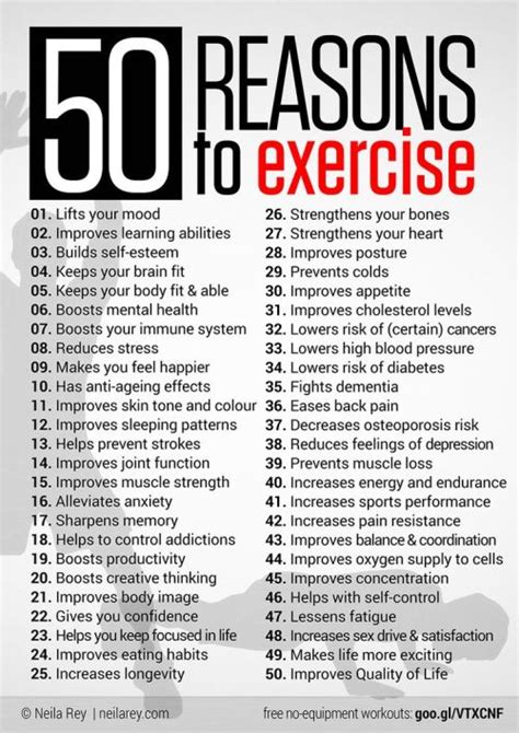 50 Reasons To Exercise Lesley Voth