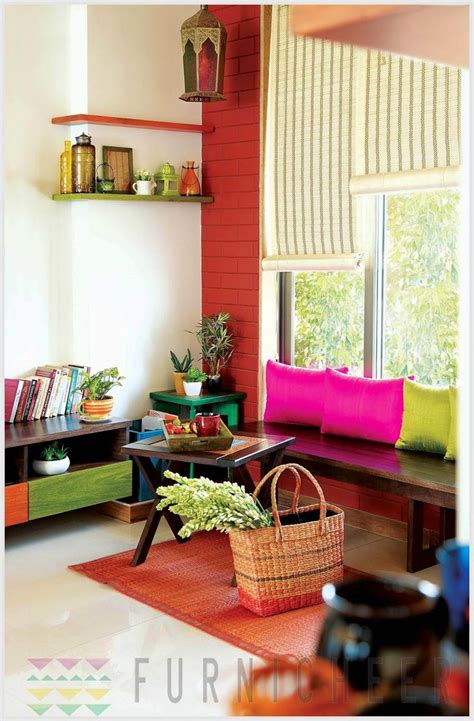 Home décor comes in different color combinations and visuals. Colorful Indian Homes
