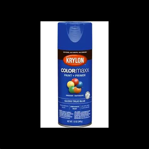 Krylon K05543007 Colormaxx Spray Paint Gloss True Blue 12 Ounce Krylon