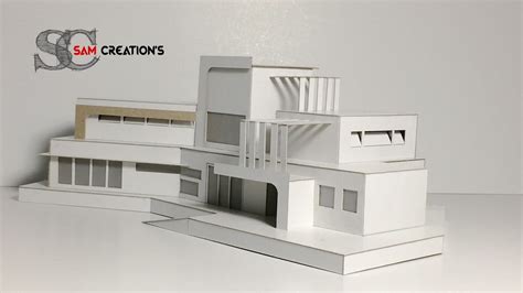 Model Making Of Modern Architectural Contemporaneity Design 5 Youtube