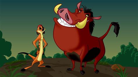 Animted Select Your Favrt Childhood Cartoons Timon And Pumbaa