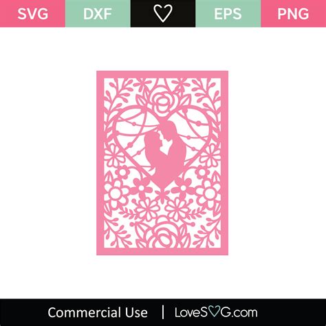 Free SVG Card Templates Cut Files for Cricut & Silhouette - Lovesvg.com