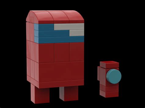 Lego Moc Among Us Crewmate And Mini Crewmate By Zeah209 Rebrickable
