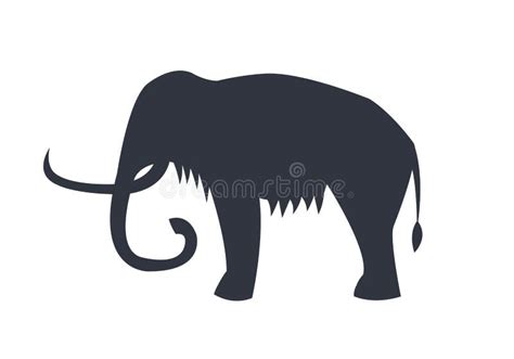 Woolly Mammoth Silhouette Stock Illustrations 106 Woolly Mammoth