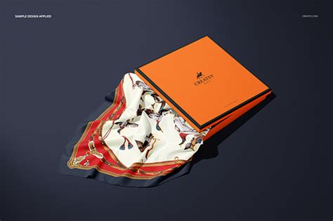 Download Silk Scarf Box Mockup Set (07/FFv.12) on Behance