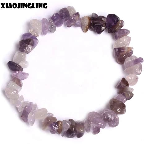 Xiaojingling Fashion Healing Natural Crystal Stone Bracelets And Bangles