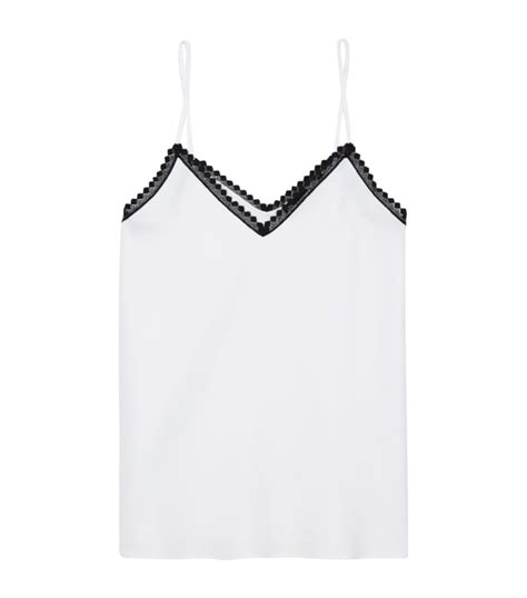 Womens The Kooples White Lace Detail Camisole Harrods Uk