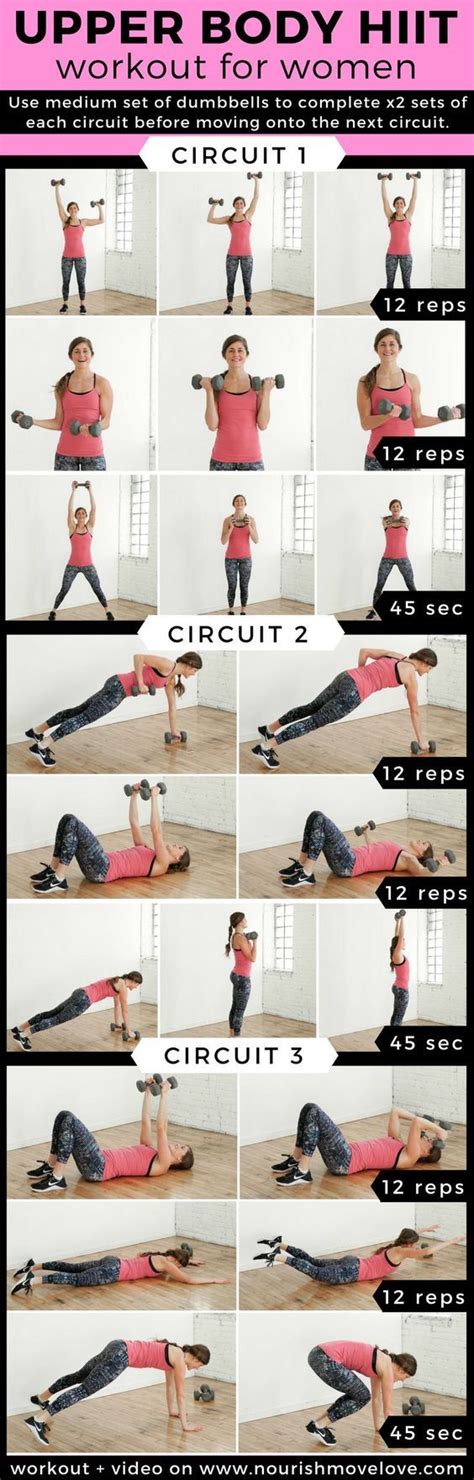 Upper Body Hiit Workout For Women Upper Body Workout I Hiit I Hiit
