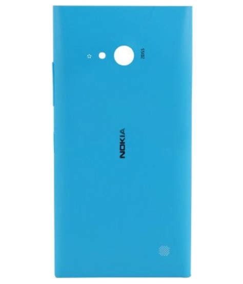 Nokia Original Back Panel For Nokia Lumia 730 Nfc Cyan Plain Back