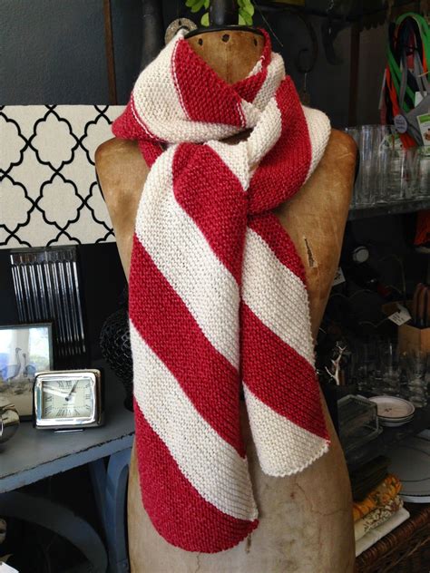 Candy Cane Scarf Free Pattern Preview Knitting Patterns Free Scarf