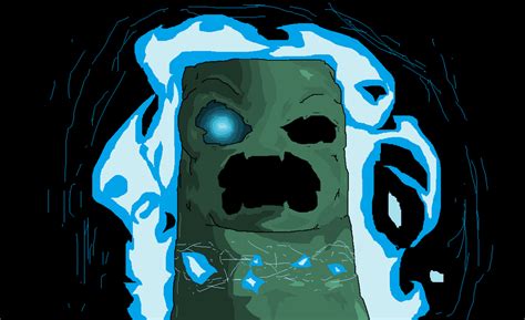 Charged Creeper From Minecraft By Mushroomking100 On Deviantart