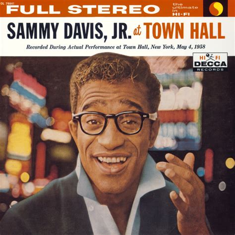Sammy Davis Jr At Town Hall Live At Town Hall New York1958 By