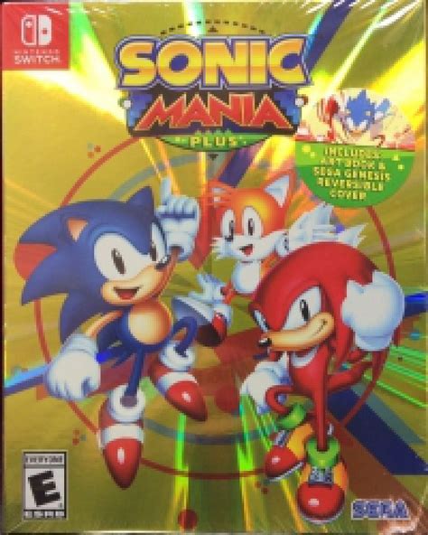 Switchlib Sonic Mania Plus Includes Art Book And Sega Genesis