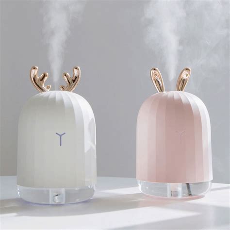 Mini Rabbit Elk Air Humidifier Purifier Aroma Diffuser Usb Charging