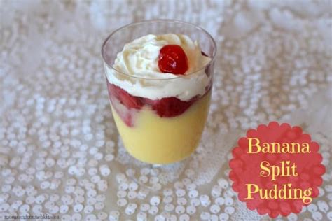Banana Split Pudding Recipe Moms And Munchkins