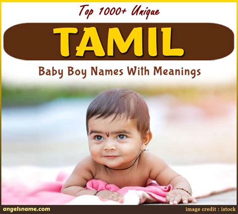 Best Tamil Baby Boy Names And Meanings