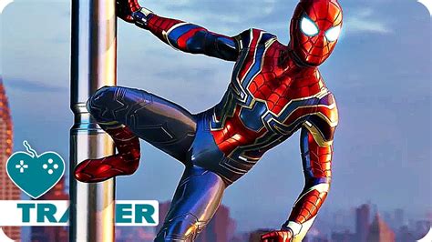 Marvels Spider Man Iron Spider Trailer 2018 Ps4 Game Youtube