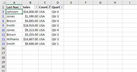 How To Filter Data In Excel Quickly And Easily