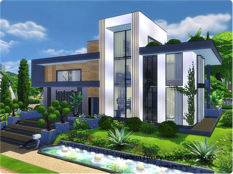 The Sims Resource Modern Luxury House 59 No Cc