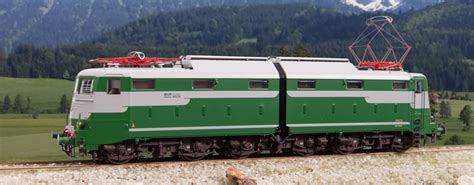 Locomotive électrique E636003 Livrée Vertgris Origine Fs état De