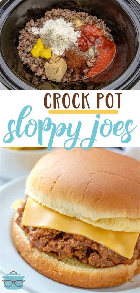Hamburger rolls, water, tomato paste, sloppy joe seasoning mix and 2 more. CROCK POT SLOPPY JOES (+Video) | The Country Cook