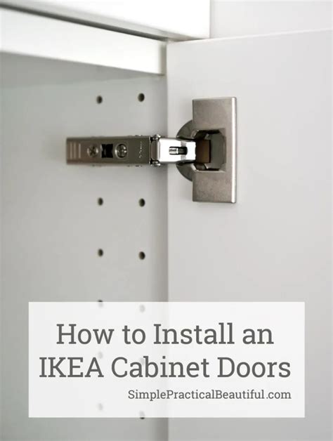 How To Attach An Ikea Sektion Cabinet Door Simple Practical Beautiful