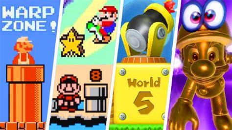 Evolution Of Super Mario Warp Zones 1985 2018 Youtube