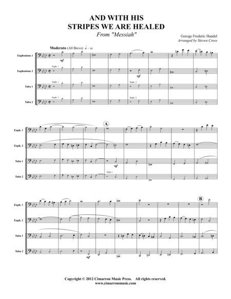 Download And With His Stripes We Are Healed Sheet Music By George