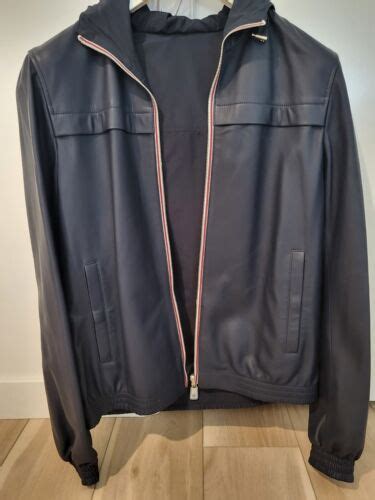 Bally Men Reversible Leather Jacket Ebay