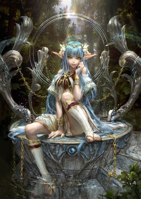 Pin By Rekysle On Illustration Anime Elf Fantasy Characters