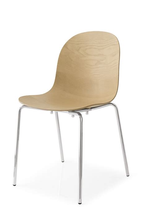 Schichtholz modell 66 stuhl mit hoher rückenlehne von alvar aalto für artek, 1930er. Design Stuhl Academy Schichtholz mit Vierfuß-Gestell aus ...