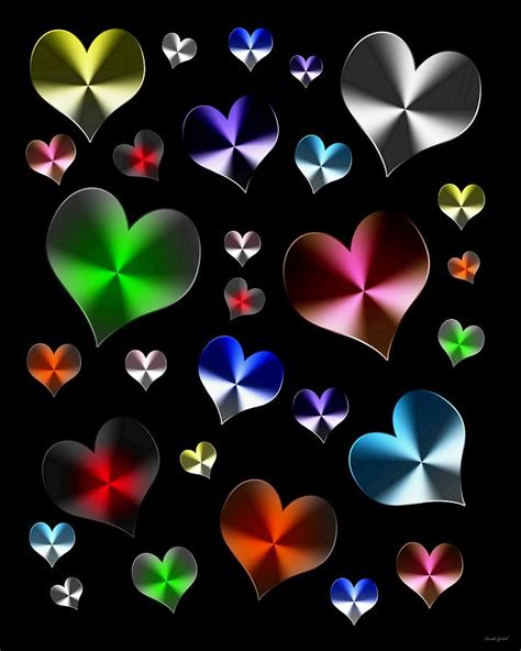 all the colors of my heart digital art by linda galok fine art america