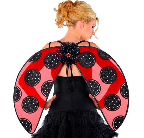 Ladybug Wings Halloween Costume Accessories For Adults One Size