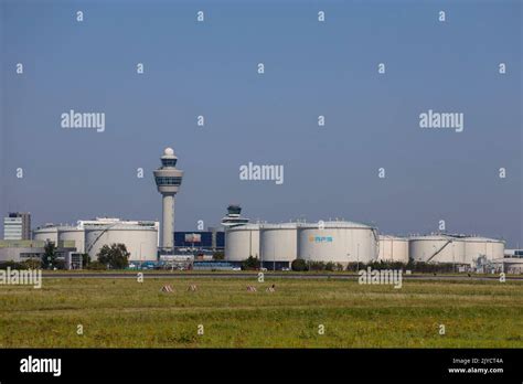 Airport Fuel Supply Afs On Amsterdam Schiphol Airport In The