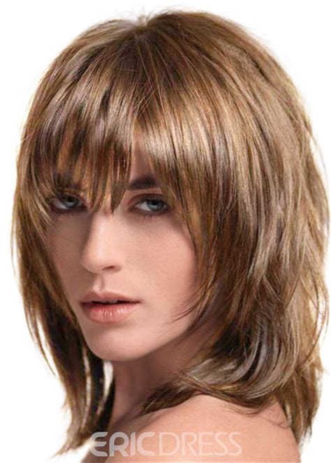 15 Unique Short To Medium Length Layered Hairstyles With Bangs